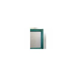 Cloisons amovibles - Ardal - Modèle vitré avec ossature hêtre et décor verre sécurit