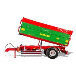 R 50 TSGA - Benne agricole à simple essieu - Romsan - Capacité 5000 kg