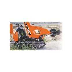 Mini-dumper Cormidi C60 - motorisé à chenilles - 600 kg - caisson relevable Hi-Tip