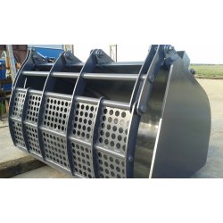 Godet pour chargeuse à griffe de compactage hydraulique