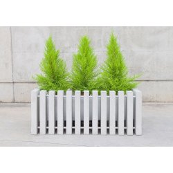 503 - Jardinières en béton renforcé fibre de verre - Sit - Dimensions : 100 x 40 x 60 cm - 195 Kg