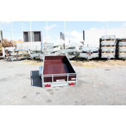 Remorque multi-usage freinée avec arrimage sécurisé - Fabrication française - ERDE Expert LC 251F Bois