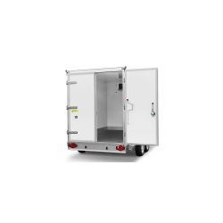 Remorque frigorifique HGK Deluxe Tandem - Humbaur - Plancher isolé 65 mm - Panneaux sandwich 60 mm - Groupe frigorifique Govi