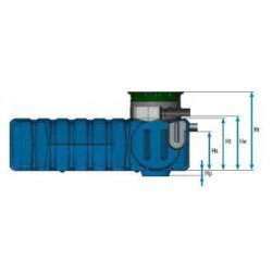 Cuve à eau plate : le modèle 7500 litres - 302868