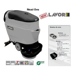 Next Evo 66BTA - Autolaveuse autotractée haut de gamme pour surfaces moyennes, largeur de lavage 660 mm - 24V