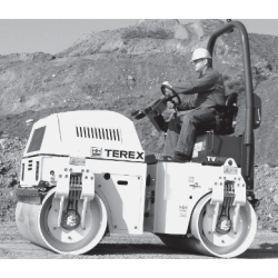 Compacteur Terex - Moteur Kubota - Système de vibrations renforcé