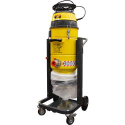 Aspirateur industriel Master 220DS - 2.3 kW, cartouche filtrante antistatique, décolmatage manuel - disponible en location et en vente -Référence : M220DS longopack