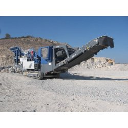 Concassage mobile en carrières et sur chantier - travaux de terrassements de moyenne et grande importance