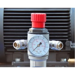 Tw 2801l - compresseur à air cuve horizontale 270 l - twin busch - 880 l / min