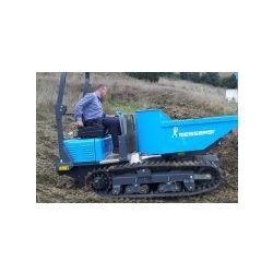 Tc230d All Terrain Line - Brouette à moteur chenillée Messersi - 2300 kg - Moteur Diesel Kubota V1505-E4B STAGE V