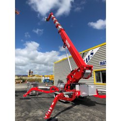 Nacelle araignée LEO30Tplus - Hauteur 30m - Déport 17m - 400kg - Diesel et électrique