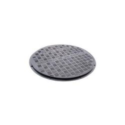 Couvercle de regard circulaire en fer malléable - Norme EN124 - Résistant à la corrosion - Dimensions personnalisables