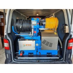 Unité d'hydrocurage très puissante avec moteur hybride diesel-batterie pour utilitaires moyens/grands - Moses Hybrid