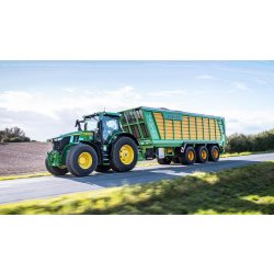 Tracteur agricole 7R 250 - John Deere - 250 ch nominal - moteur 6 cylindres 6,8L - solutions d'agriculture de précision