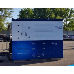 Groupe électrogène hydrogène de la gamme thytan 50 à 130 kva pour site isolé, chantier non relié au réseau électrique