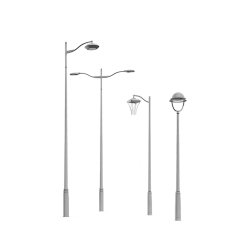 Lampadaire urbain ambiance pm / en aluminium et fonte / 5 m