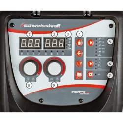 Poste à souder professionnel Schweisskraft CRAFT-MIG 253 Pulse - MIG moderne avec fonction Pulse et Synergie