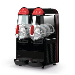 Machine à granita professionnelle - Ugolini NG EASY 10-2, capacité 2x10 litres, design unique et système Recover Energy