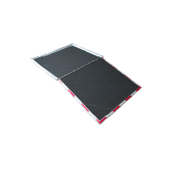 Rampes encastrables manuelles - Handirampes - Dépliables dans une marche - Caisson 106 cm largeur et 8 cm épaisseur