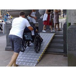 Rampes pmr enroulables pour handicapes
