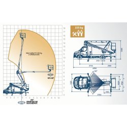Snake 189 sur iveco camion nacelle - oil & steel france - 17,8m