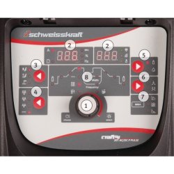 Poste à souder professionnel Schweisskraft 201 AC/DC P PULSE - TIG Inverter avec technologie avancée - Référence 1074202