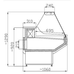 Vitrine réfrigérée Owen 2.0 - Référence 7486.0025