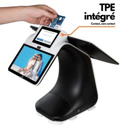 Caisse enregistreuse tactile - terminal de paiement intégré - ecran 15 pouces - multi commerce
