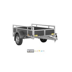 Remorque bagagère en bois - WOODY BT75 - PTAC : 750 Kg - 1 essieu - 206 x 114 cm - Saris
