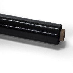 Film étirable noir 20 µ pour palettisation manuelle 45cmx255m
