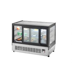Vitrine réfrigérée vitre droite 120L ATOSA