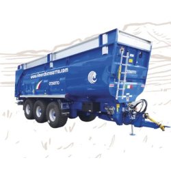 Bennes agricoles dumper - Agrimec di Crosetto Elio & C. Snc - charge jusqu'à 40 t - 4 essieux - vitesses jusqu'à 60 km/h