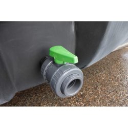 Cuve stockage d'eau 3000L - BASIC - AQUA 3000 avec vanne PVC et traitement anti-UV