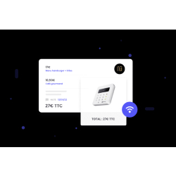 Caisse enregistreuse tactile - terminal de paiement intégré pour gestion de magasin de fleurs