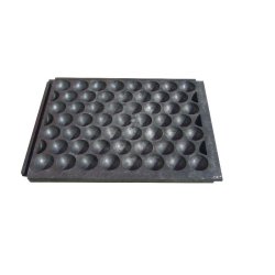 Demi-plaque pour la protection des sols - PVC recyclé, profilée antidérapante, 30 tonnes/m² - Remopla (103)
