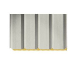 Panneau sandwich imitation tuile - Couverture isolante pour bâtiments - Épaisseurs 40, 50, 60 mm