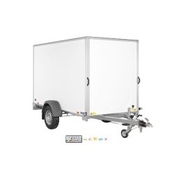 Remorque fourgon en bois SARIS - FW150 - 1 essieu roues extérieures - PTAC : 1500 Kg - 306x154xH180 cm - Reference SARIS_FOURGON_FW150