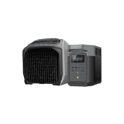 Climatiseur portable EcoFlow WAVE 2 + Station électrique portable EcoFlow DELTA 2