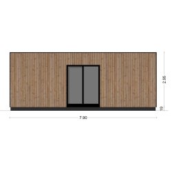 Studio de jardin - Boximby - 24 m² - Bois Douglas français PEFC - Garantie 10 ans