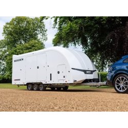 Remorque porte-voiture fermée haut de gamme aux caractéristiques de pointe - 2 roues - RACE TRANSPORTER 7 - 397-5521-35-2-12-B