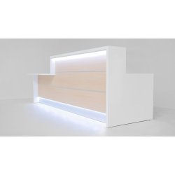 Banque d'accueil ergonomique et modulable avec design moderne