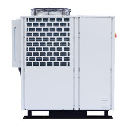 Groupe à eau glacée triphasé (9.7 à 53 kW) conçu pour fabriquer de l'eau glacé de -5°C à 15°C par une température ambiante de -10°C à 43°C - HLi