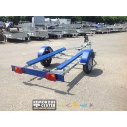 Remorque G500J 1 essieu - PTAC : 650Kg - Sun Way - Transport de jet ski, barque, annexe
