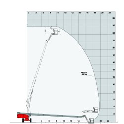 260 tj + nacelle élévatrice articulée - manitou - hauteur de travail 25.89m