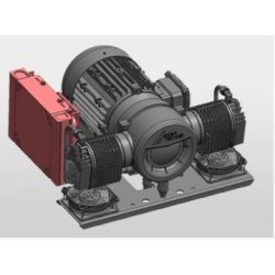E-Bull - Compresseur sans huile Dürr Technik - 280 à 315 l/min, compact et silencieux, pour véhicules utilitaires et applications industrielles