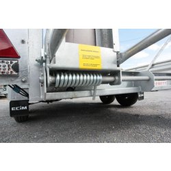 Remorque porte engin - ecim - pe 35 ta 350 classic led 12/24 v
