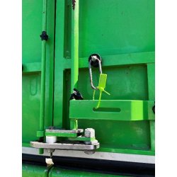 Scellé de sécurité à tige crantée verte - 305220