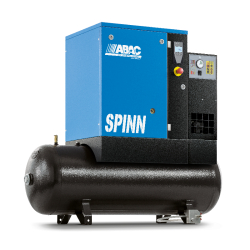 Compresseur à vis avec sécheur- 270 litres - 10 bars 7,5cv - 400v -