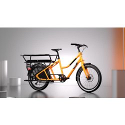 Vélo longtail Douze Cycles LT M - Orange - Sans assistance électrique - Charge maximale 198 kg