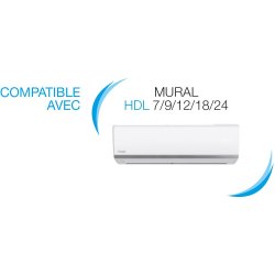 YDZB - Climatiseur professionnel Airwell - Multisplit jusqu'à 5 sorties - Fluide frigorigène R32 à faible impact environnemental